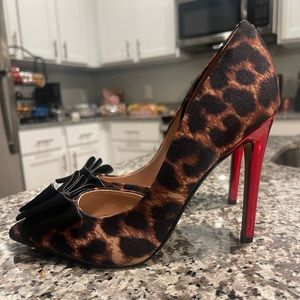 Betsy Johnson cheetah heels